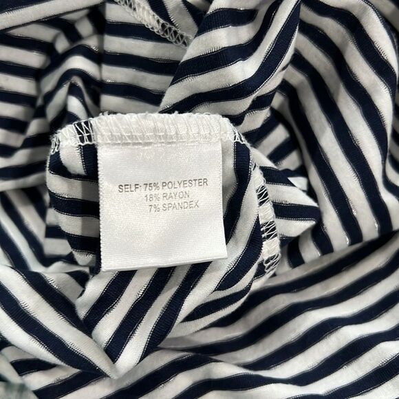 Rise and Olive blue and White stripes shortsleeve Shirt - Picture 9 of 9